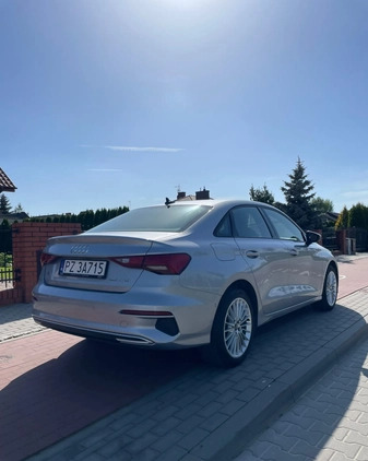 Audi A3 cena 128000 przebieg: 11500, rok produkcji 2022 z Kostrzyn małe 137